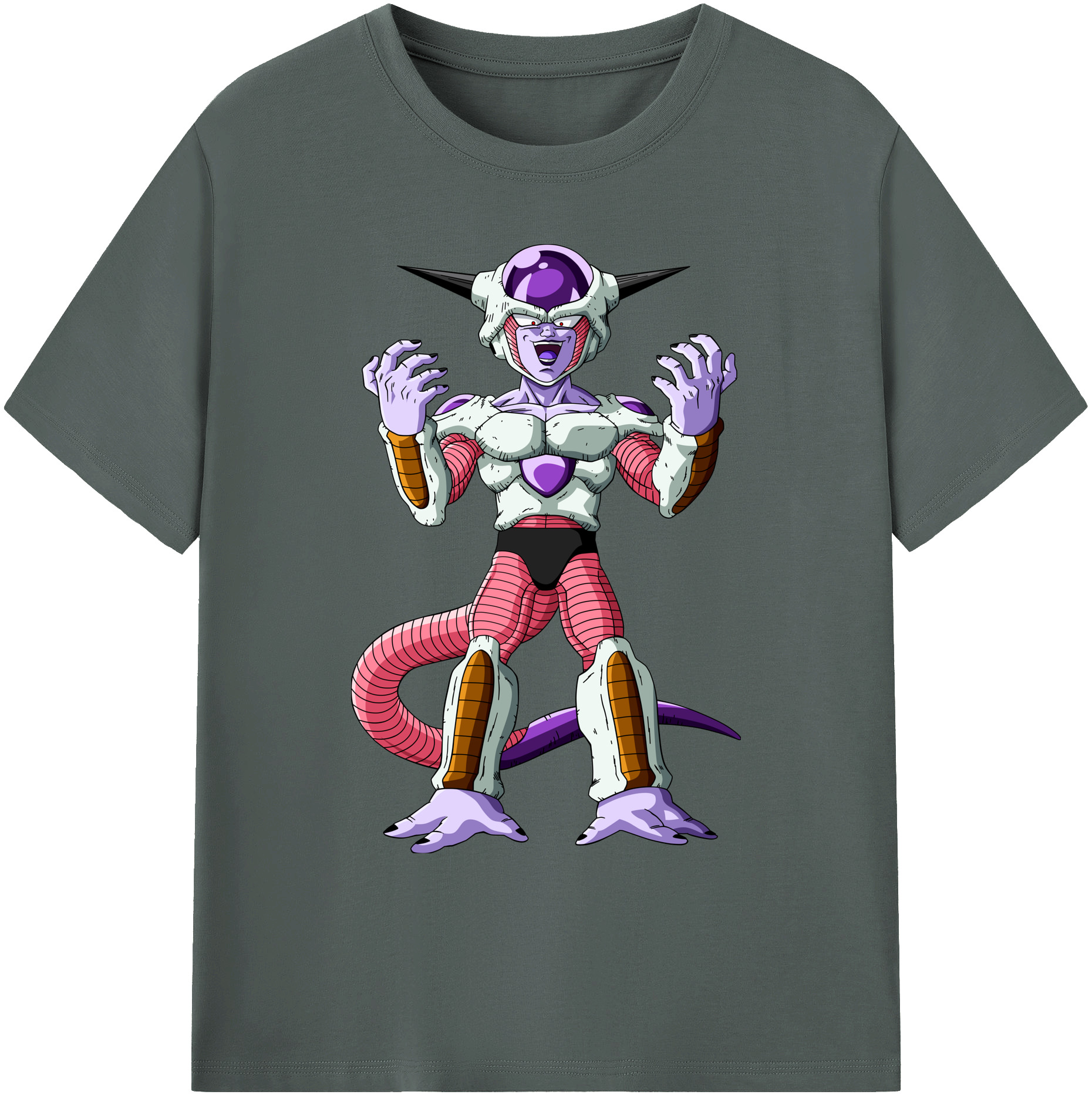 （画像用） ドラゴンボール フリーザ DRAGON BALL Frieza 綿100％ メンズ半袖Tシャツ｜肌触りやわらか＆通気性